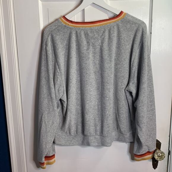 Rip Curl Surfer Vibe Boardwalk Crew Neck Sweatshirt Beach Sweater W-126 Sz M - Picture 6 of 7